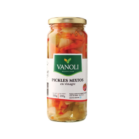 Pickles Mixtos en Vinagre x 200gr VANOLI