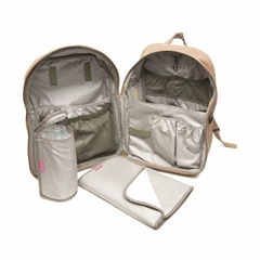 MOCHILA MATERNAL GLOBBA DE ECOCUERO (BLONDIE) - comprar online