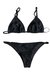 Bikini Bali Lurex negro - Sugar Swimwear