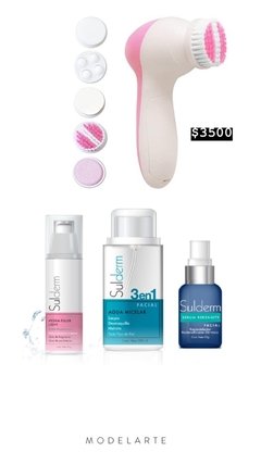 Kit limpieza facial cepillo + cremas - comprar online