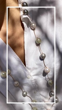 Collar de perlas de Mayorca en distintas tonalidades y plata 925 - comprar online