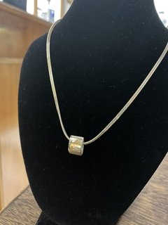 Conjunto de gargantilla y dije en Plata 925 estilo neat 