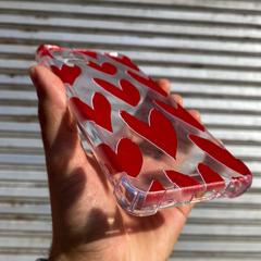 CORAZONES CLEAR CASE - comprar online