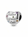 BERLOQUE BELIEVE PEACE LOVE PRATA 925