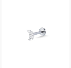 PIERCING LUA PRATA 925