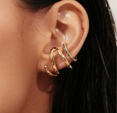 BRINCO BANHADO A OURO 18K EAR HOOK na internet