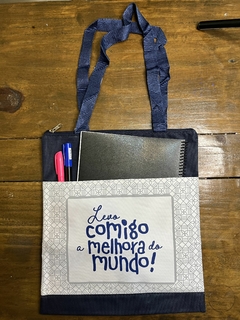 Bolsa Nylon - Levo comigo a melhora do mundo na internet