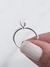 Anillo Compromiso Plata 925 con piedra Cubic - comprar online