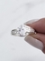 Anillo Compromiso Plata 925 con piedra Cubic