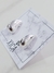 Aros Acero Blanco Gota pasantes - comprar online