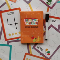 EDUCARDS Empiezo a escribir - CARTAS CON MARCADOR - BARCO DE PAPEL