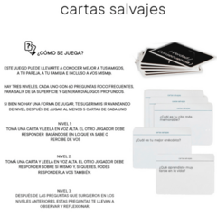 Cartas salvajes - FIGHT GAMES en internet