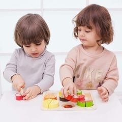 Cortando frutas puzzle - CLASSIC WORLD - Alarte