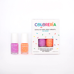 Set de esmaltes x2 - COLORERIA - tienda online