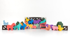 Animales de la granja en goma eva - LUBLOCKS - comprar online