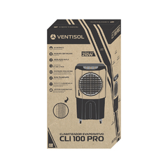 Climatizador CLI PRO 100 litros Evaporativo Industrial 210W - Ventisol - Engemaq - Máquinas e Equipamentos Comerciais