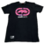 Camiseta Ecko UNLTD Logo Quadriculada - Preta