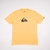 Camiseta Quiksilver Comp Logo Colors - Amarelo
