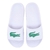 Chinelo Slide Lacoste Croco Masculino - Branco+Verde