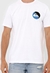 Camiseta Quiksilver Slab Logo Branca