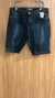 Bermuda Jeans Ktron Basica Letreiro - Azul/Escuro