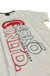 Camiseta Ecko UNLTD emborrachada - Branca/ Vermelha - comprar online