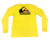 Camiseta Quiksilver Manga Longa - Amarelo - WS Sports (wave surfing)