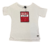 Camiseta Blusinha Onbongo - Branca Estampa Vermelh
