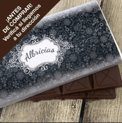 Tableta Artesanal Albricias 130 Grs. Chocolate Semiamargo