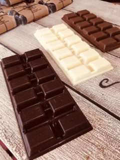 Tableta Artesanal Albricias 90 Grs. Chocolate Semiamargo - tienda online