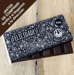 Tableta Artesanal Albricias 90 Grs. Chocolate Semiamargo