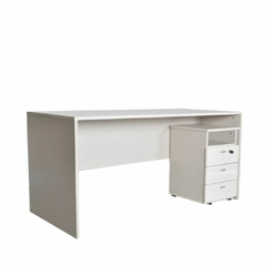escritorio 150 platinum 503, en color gris andino, ideal para el espacio de trabajo o estudio en el hogar