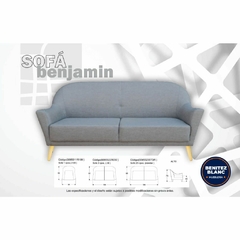 Sofa Benjamin 3 Cuerpos