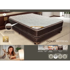 Sommier Gani Gold Spring Pillow Resorte 140x190 Dos Plazas - comprar online