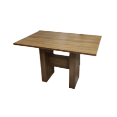 mesa comedor melamina color madera natural 120x80cm para 4 personas 