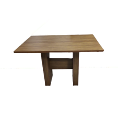 mesa comedor melamina color madera natural 120x80cm para 4 personas 