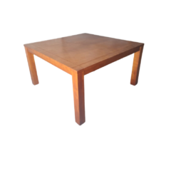 mesa cuadrada, mesa de madera, mesa color marron, mesa 140x140, mesa para 8 sillas