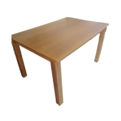 mesa 130x90, mesa rectangular, mesa de madera, mesa para comedor 
