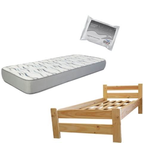 *PROMO* Cama + Colchón 18cm + Almohada