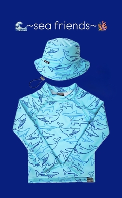 Remera m. larga sea friend upf50+ - comprar online