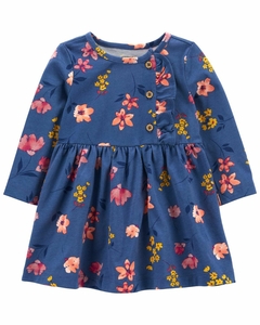 Carter´S Vestido Manga Larga flores