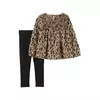 Carter´s Set 2 Piezas Remera Mangas Largas Pantalon Leopardo