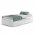 Cama Flex 1 Plaza Blanca Regulable (P)