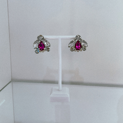 Aros fucsia