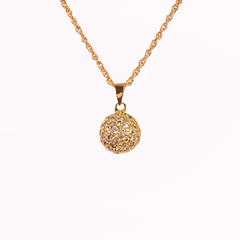 Colgante de Oro Mujer Con Piedras, Frutilla (9510) - comprar online