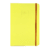 [BAZAR] Caderneta Color Blocking Amarelo/Laranja