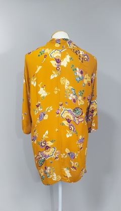 Kimono alongado floral viscose (G/ GG)