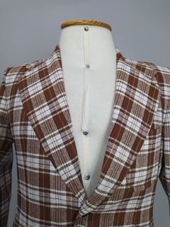 Blazer xadrez modelagem masculina vintage Christian Dior (M) - loja online