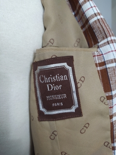 Imagem do Blazer xadrez modelagem masculina vintage Christian Dior (M)