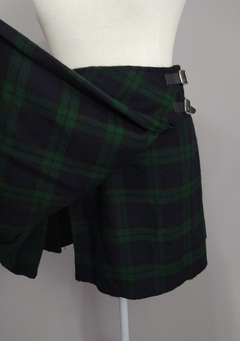 Saia modelo kilt em lã xadrez importada (GG) - comprar online